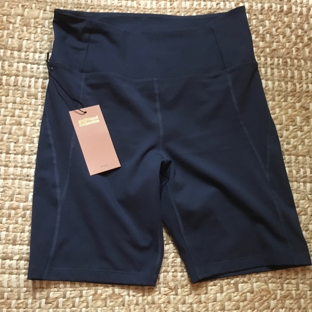 Girlfriend Collective Bike Shorts- Midnight